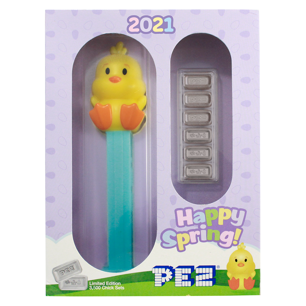 PEZ® Gingerbread Man Silver Wafer Gift Set | PAMP